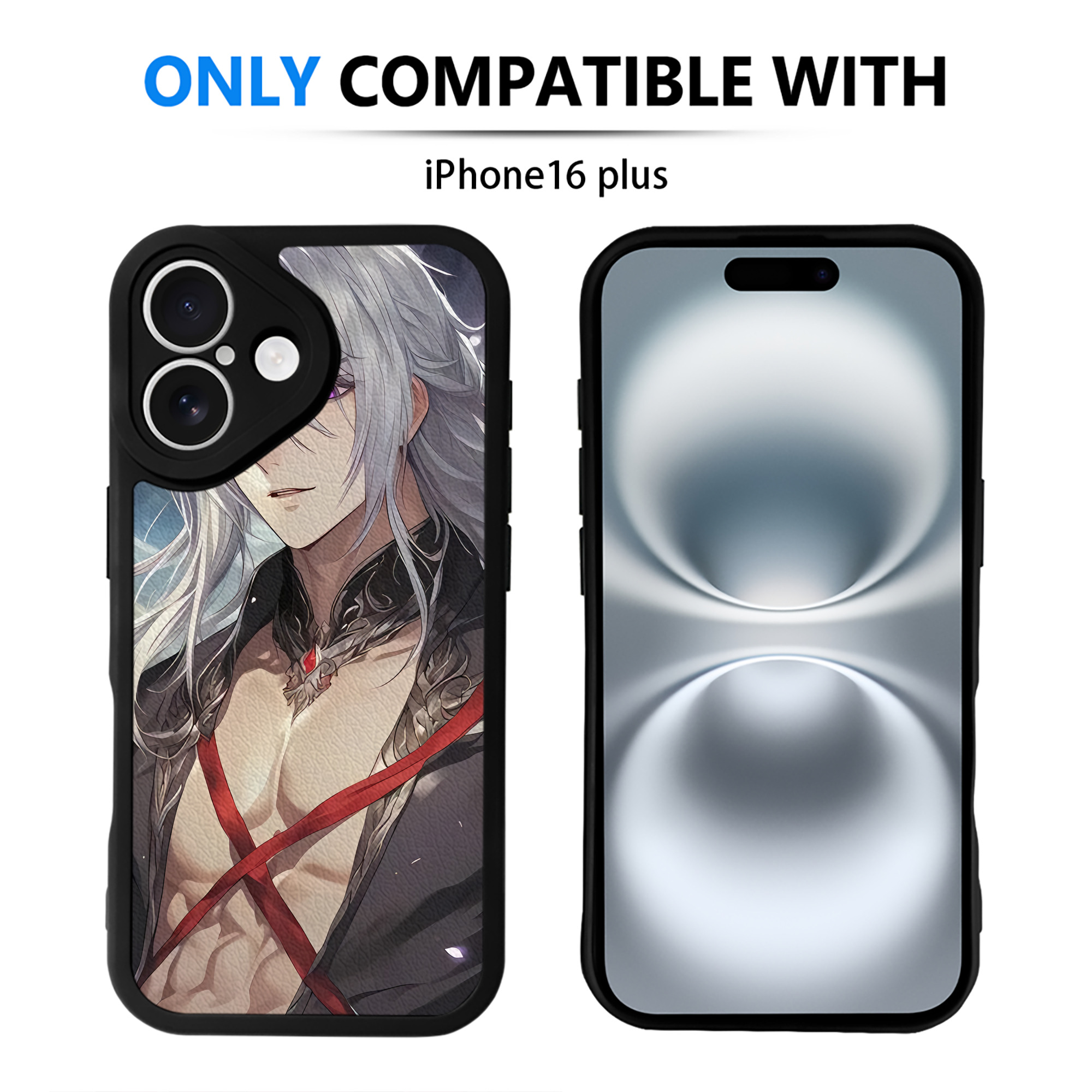 （画像用） 刀剣乱舞 Touken Ranbu 【iPhone 16シリーズ対応】シリコンスマホケース（レザー調） 材質：シリコン